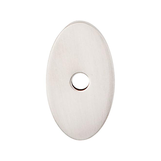 Top Knobs [TK58BSN] Die Cast Zinc Knob Backplate Oval Series