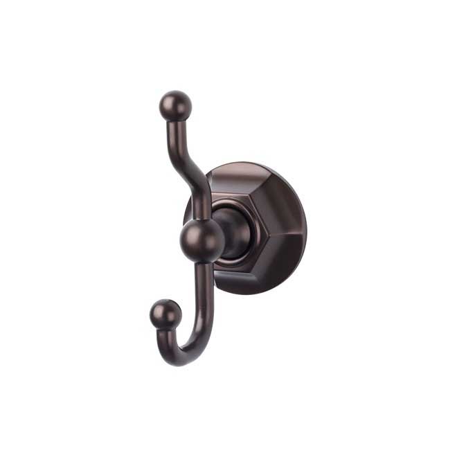 Top Knobs [ED2ORBB] Die Cast Zinc Robe Hook Edwardian Hex Series