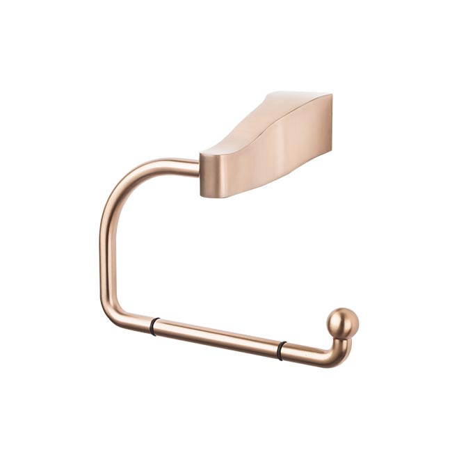 Top Knobs [AQ4BB] Die Cast Zinc Toilet Tissue Holder Single Arm