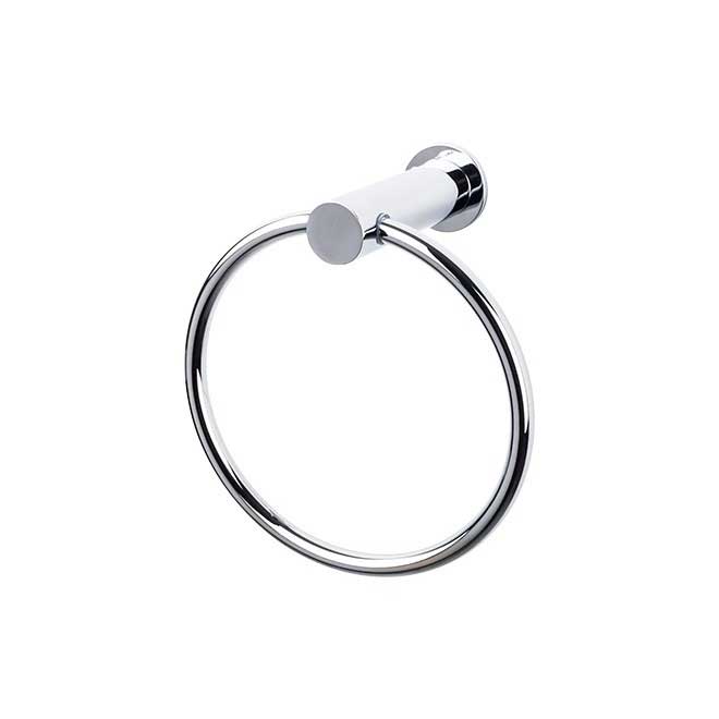 Top Knobs [HOP5PC] Die Cast Zinc Single Towel Ring Hopewell Series