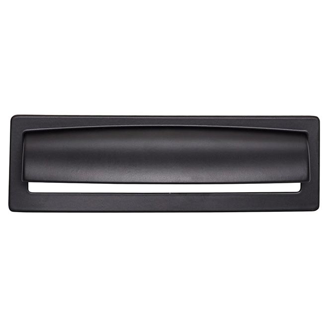 Top Knobs [TK938BLK] Cabinet Cup/Bin Pull