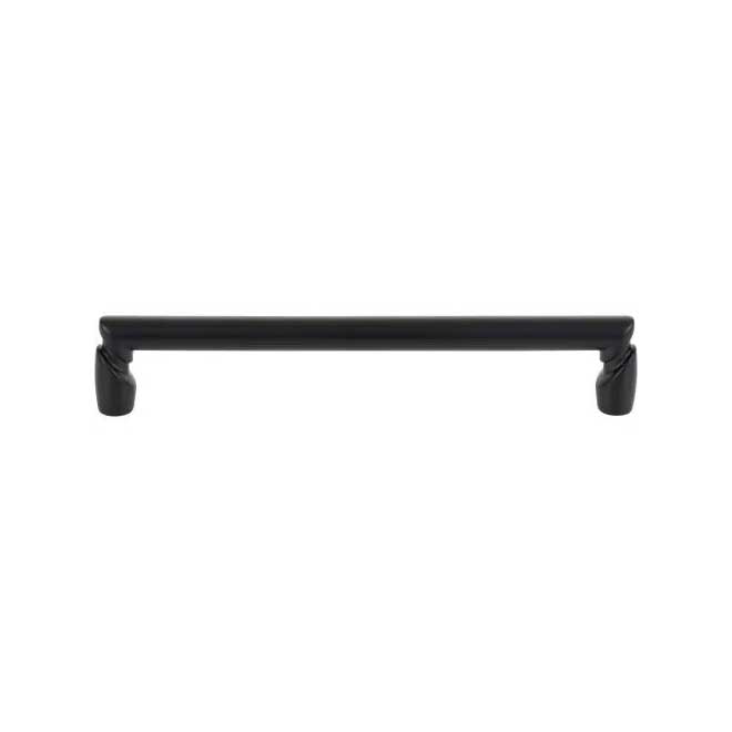 Top Knobs [TK3134BLK] Die Cast Zinc Pull Handle Florham Series Oversized Flat