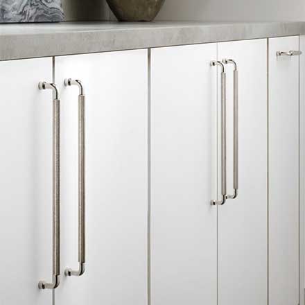 Top Knobs [TK877AG] Die Cast Zinc Cabinet Pull Handle - Exeter Series -  Oversized - Ash Gray Finish - 12 C/C - 12 5/16 L