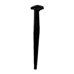 Tremont Nail [CW10M] Steel Decorative Wrought Head Cut Nail - Black Oxide Finish - 10D - 3&quot; L - 1 lb. Box